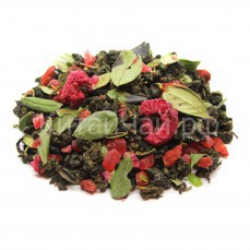Чай зеленый - Малиновый Десерт - 100 гр