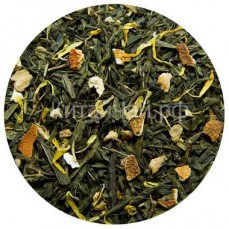 Чай зеленый - Зеленый с имбирем и медом - 100 гр